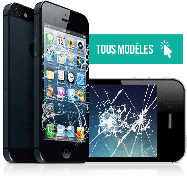 Réparation d'écran iPhone tous modèles à Paris au meilleur prix.
