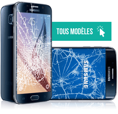 Réparation d'écran smartphone Samsung tous modèles à Paris au meilleur prix.
