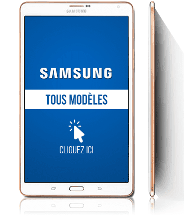 Réparation de tablette Samsung tous modèles à Paris.